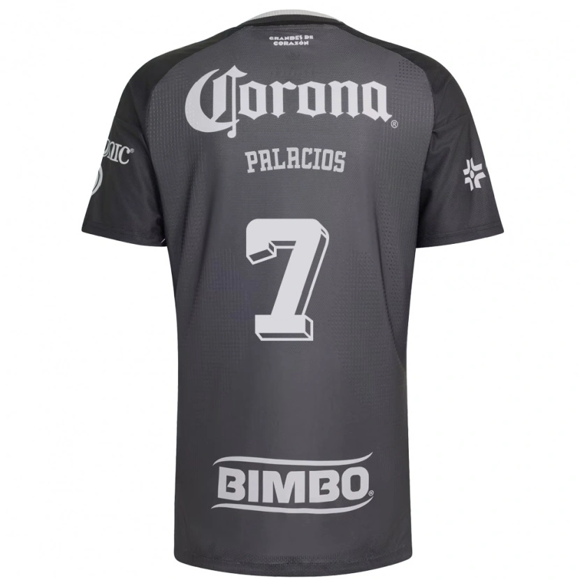Danxen Criança Camisola Kiana Palacios #7 Cinza Branco Preto Alternativa 2026/27 Camisa Brasil