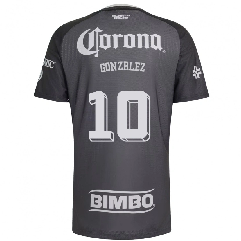 Danxen Criança Camisola Alison Gonzalez #10 Cinza Branco Preto Alternativa 2026/27 Camisa Brasil