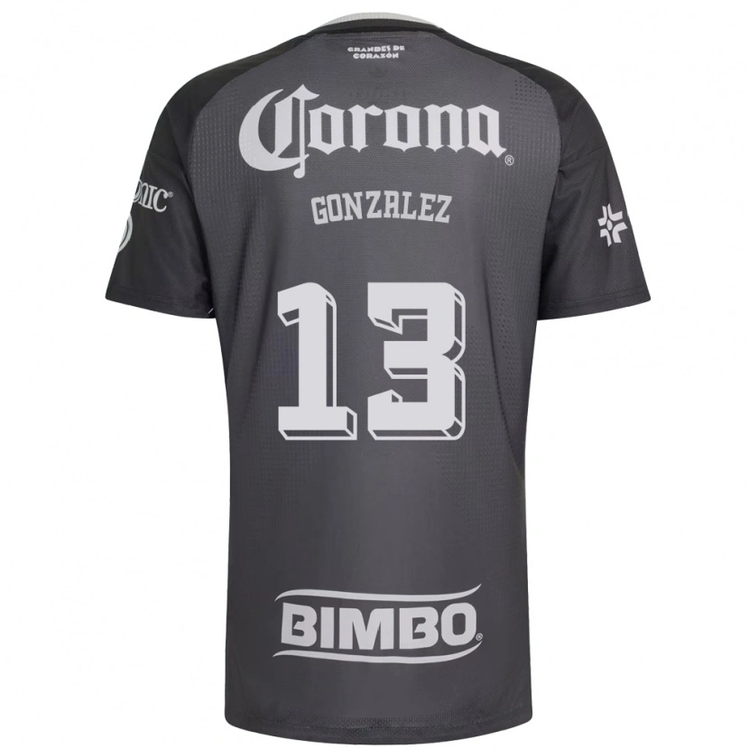 Danxen Criança Camisola Eva Gonzalez #13 Cinza Branco Preto Alternativa 2026/27 Camisa Brasil