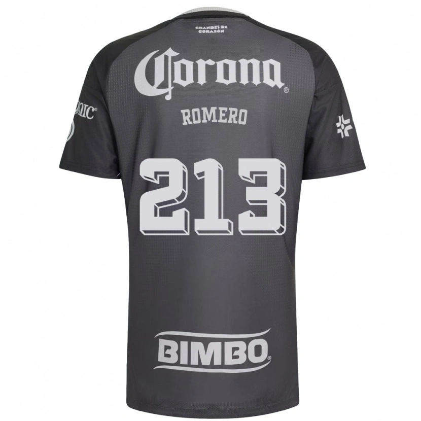 Danxen Criança Camisola Axel Romero #213 Cinza Branco Preto Alternativa 2026/27 Camisa Brasil
