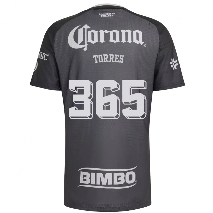 Danxen Criança Camisola Uriel Torres #365 Cinza Branco Preto Alternativa 2026/27 Camisa Brasil