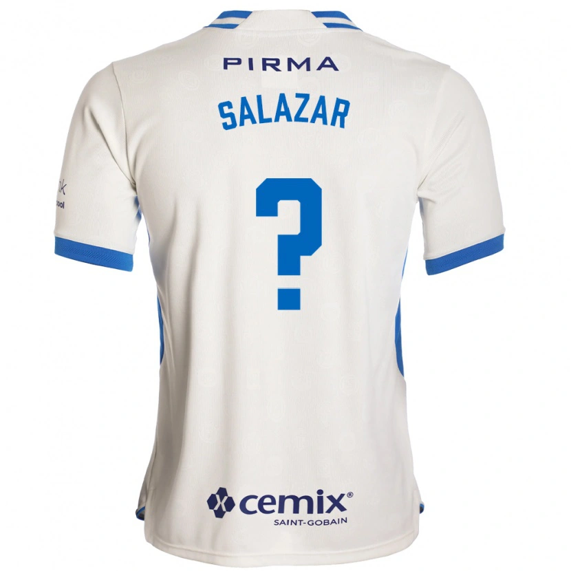 Danxen Criança Camisola Fernando Salazar #0 Branco Azul Vermelho Alternativa 2026/27 Camisa Brasil