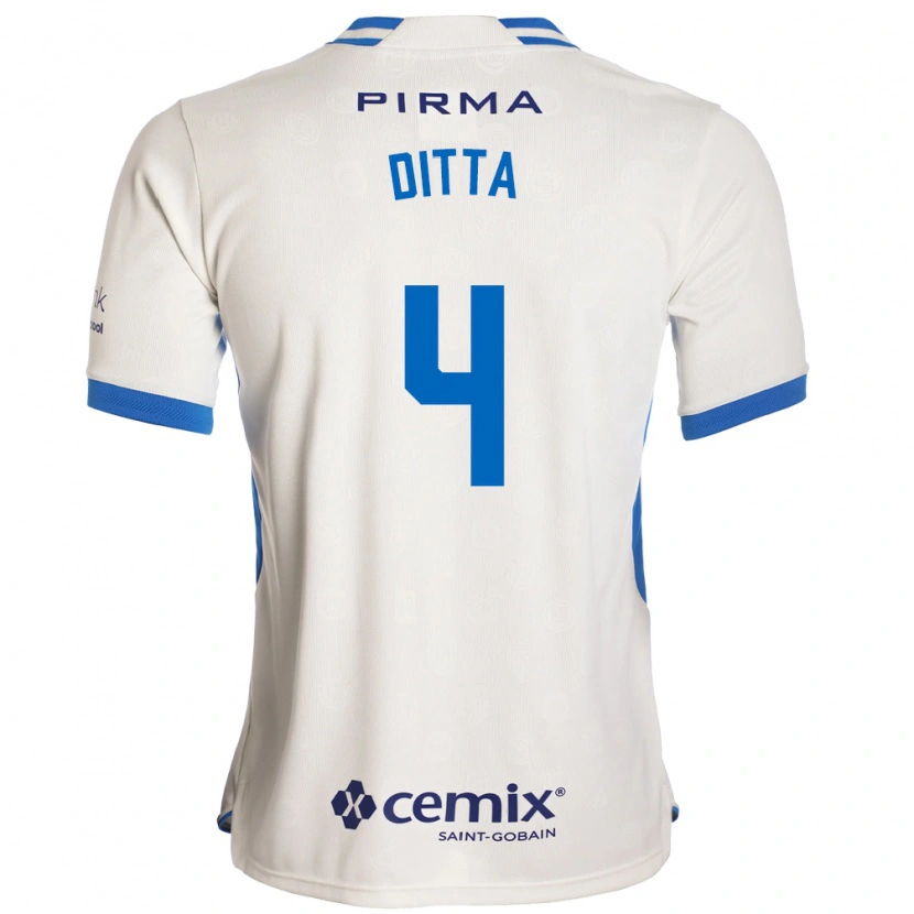 Danxen Criança Camisola Willer Ditta #4 Branco Azul Vermelho Alternativa 2026/27 Camisa Brasil