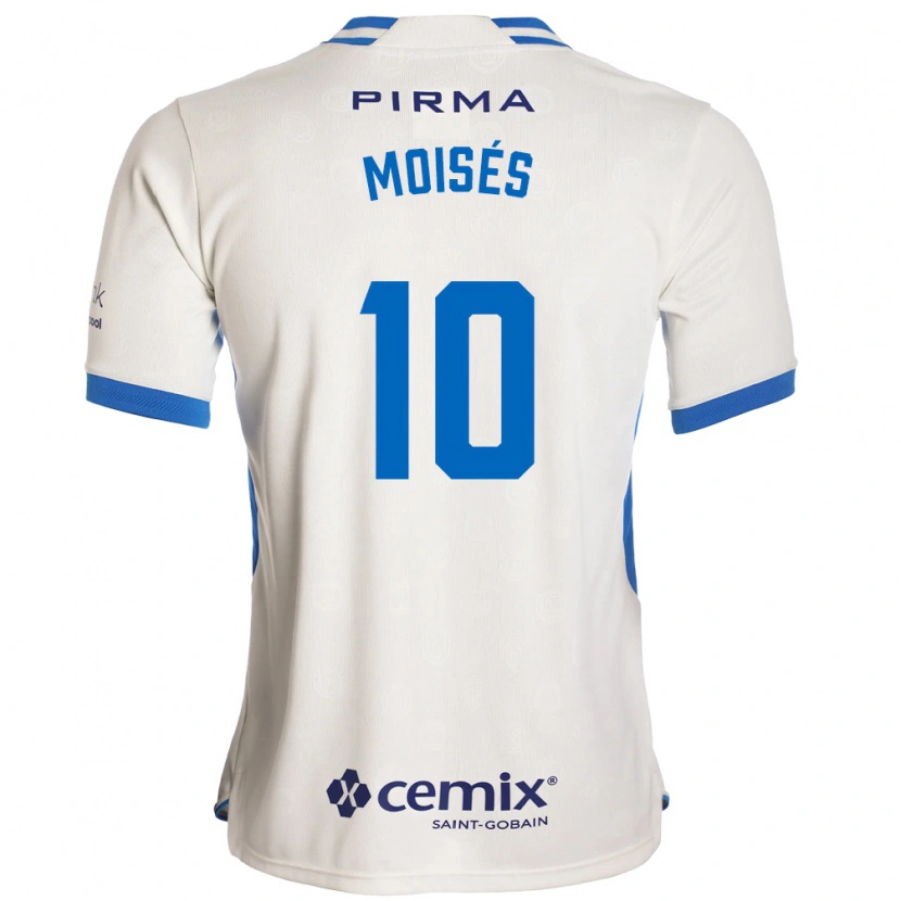 Danxen Criança Camisola Moisés Vieira #10 Branco Azul Vermelho Alternativa 2026/27 Camisa Brasil