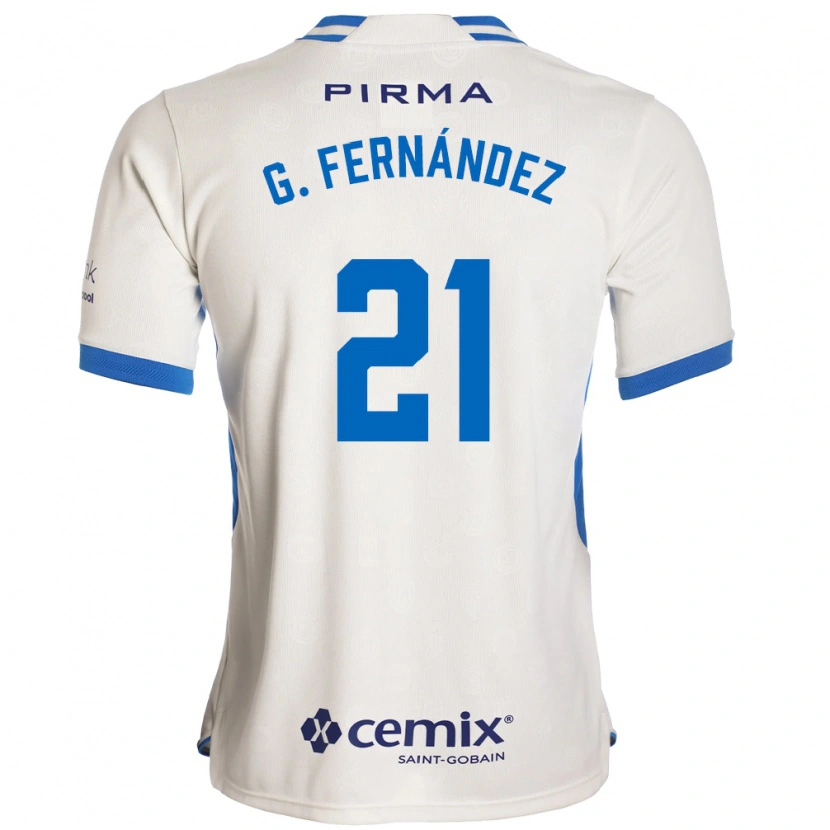Danxen Criança Camisola Gabriel Fernández #21 Branco Azul Vermelho Alternativa 2026/27 Camisa Brasil