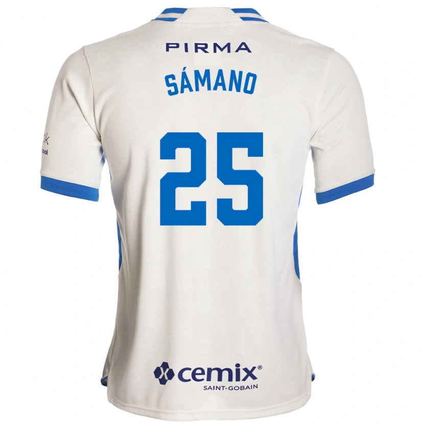 Danxen Criança Camisola Fernando Sámano #25 Branco Azul Vermelho Alternativa 2026/27 Camisa Brasil
