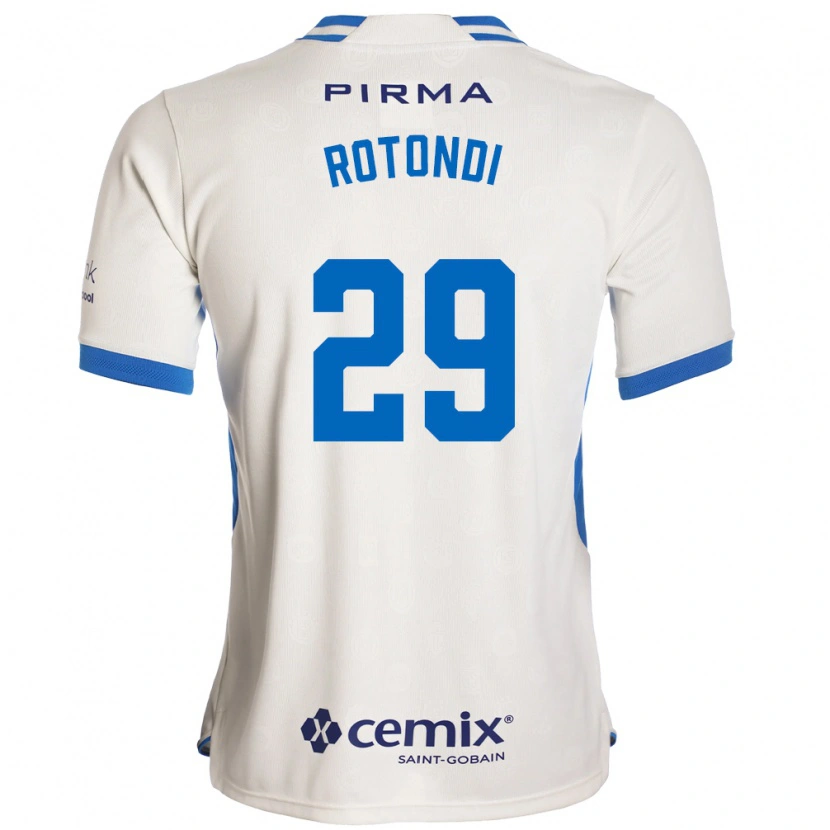 Danxen Criança Camisola Carlos Rotondi #29 Branco Azul Vermelho Alternativa 2026/27 Camisa Brasil