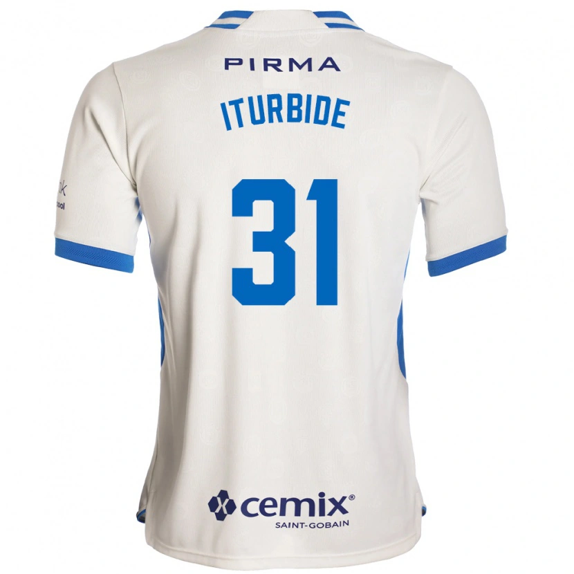 Danxen Criança Camisola Luis Iturbide #31 Branco Azul Vermelho Alternativa 2026/27 Camisa Brasil