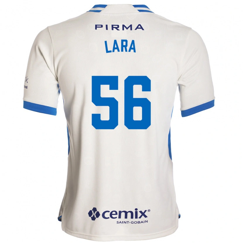 Danxen Criança Camisola Jesús Lara #56 Branco Azul Vermelho Alternativa 2026/27 Camisa Brasil