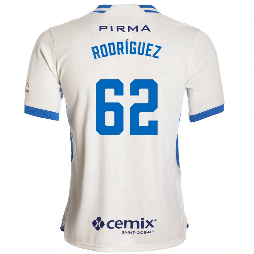 Danxen Criança Camisola Emanuel Rodríguez #62 Branco Azul Vermelho Alternativa 2026/27 Camisa Brasil