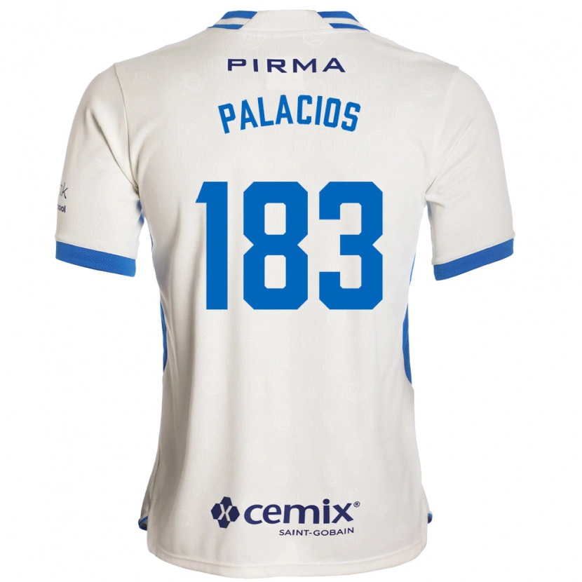 Danxen Criança Camisola Kelvin Palacios #183 Branco Azul Vermelho Alternativa 2026/27 Camisa Brasil