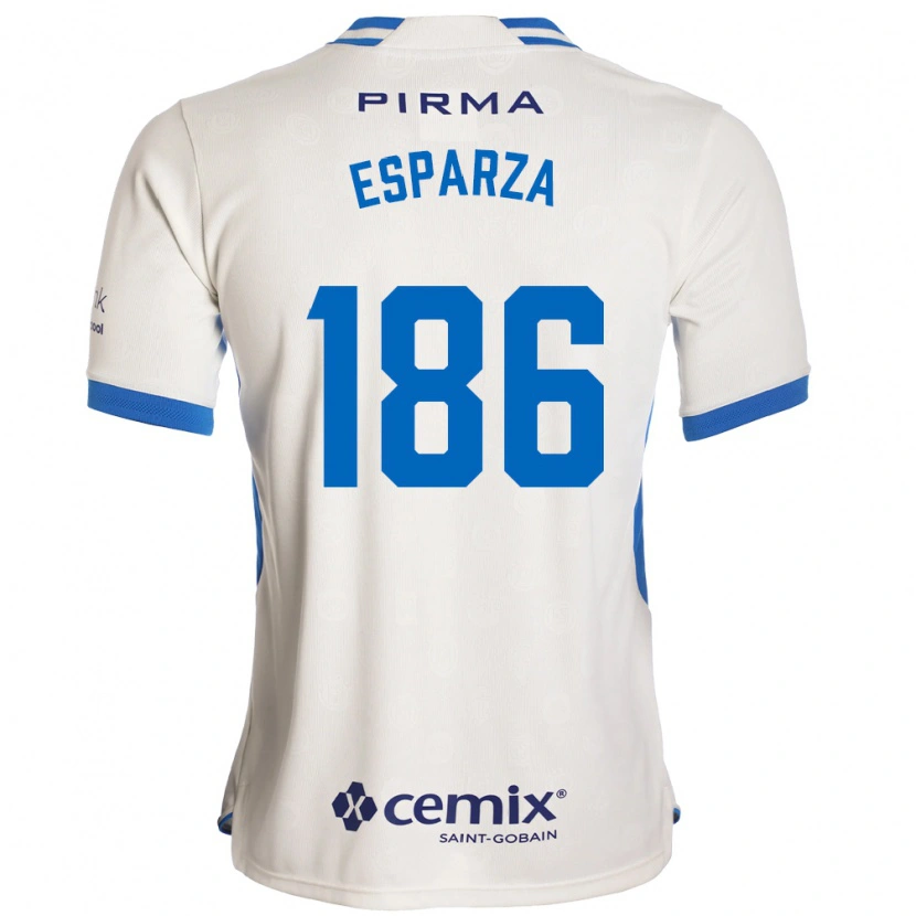 Danxen Criança Camisola Rogelio Esparza #186 Branco Azul Vermelho Alternativa 2026/27 Camisa Brasil