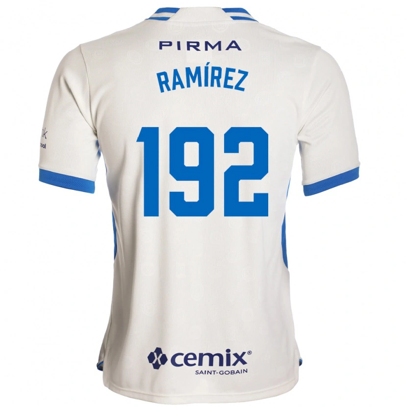 Danxen Criança Camisola Nicolás Ramírez #192 Branco Azul Vermelho Alternativa 2026/27 Camisa Brasil