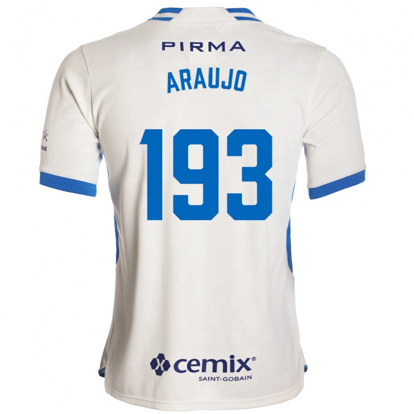 Danxen Criança Camisola Marcio Araujo #193 Branco Azul Vermelho Alternativa 2026/27 Camisa Brasil