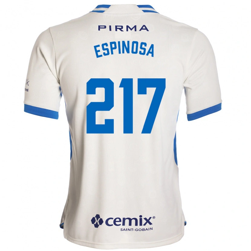 Danxen Criança Camisola Samuel Espinosa #217 Branco Azul Vermelho Alternativa 2026/27 Camisa Brasil