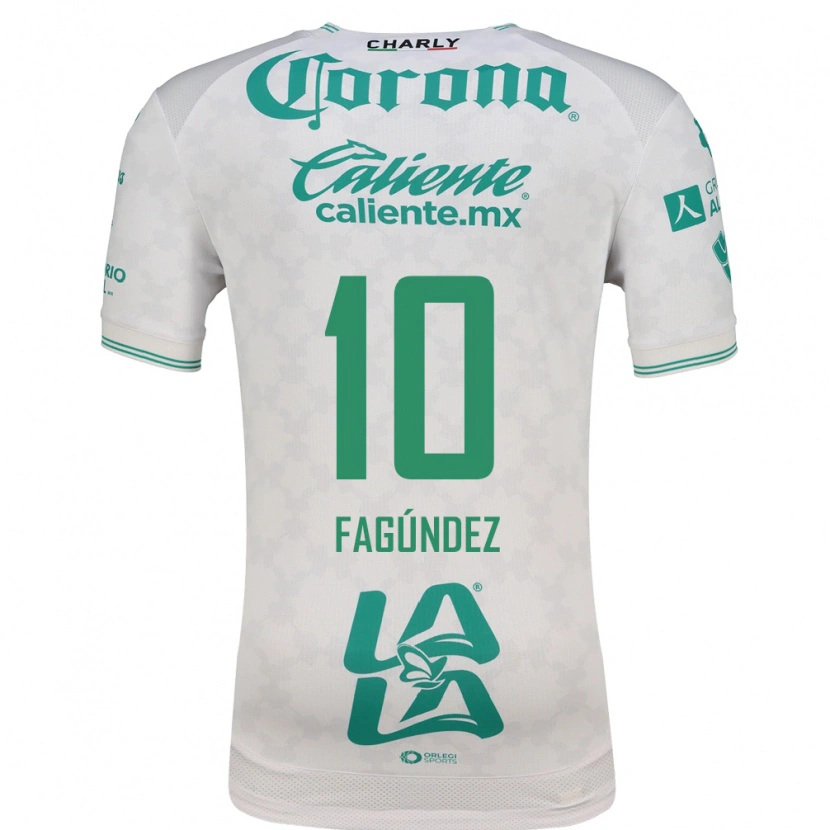 Danxen Criança Camisola Franco Fagúndez #10 Verde Claro Branco Alternativa 2026/27 Camisa Brasil