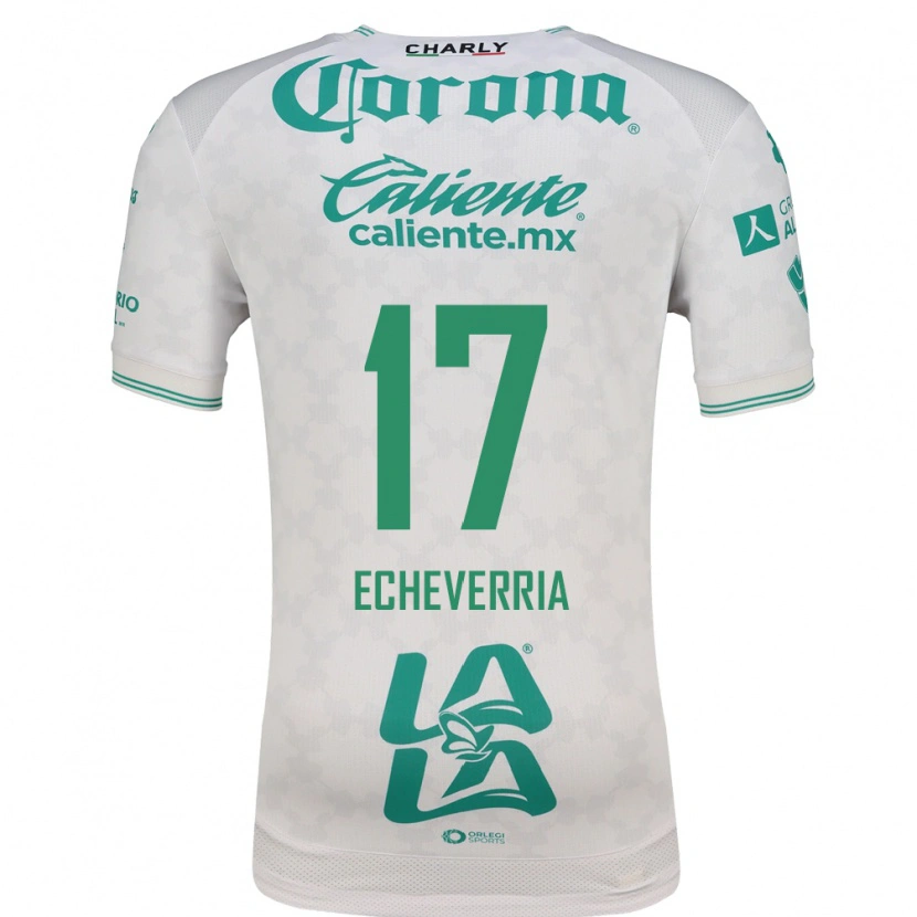 Danxen Criança Camisola Emmanuel Echeverría #17 Verde Claro Branco Alternativa 2026/27 Camisa Brasil