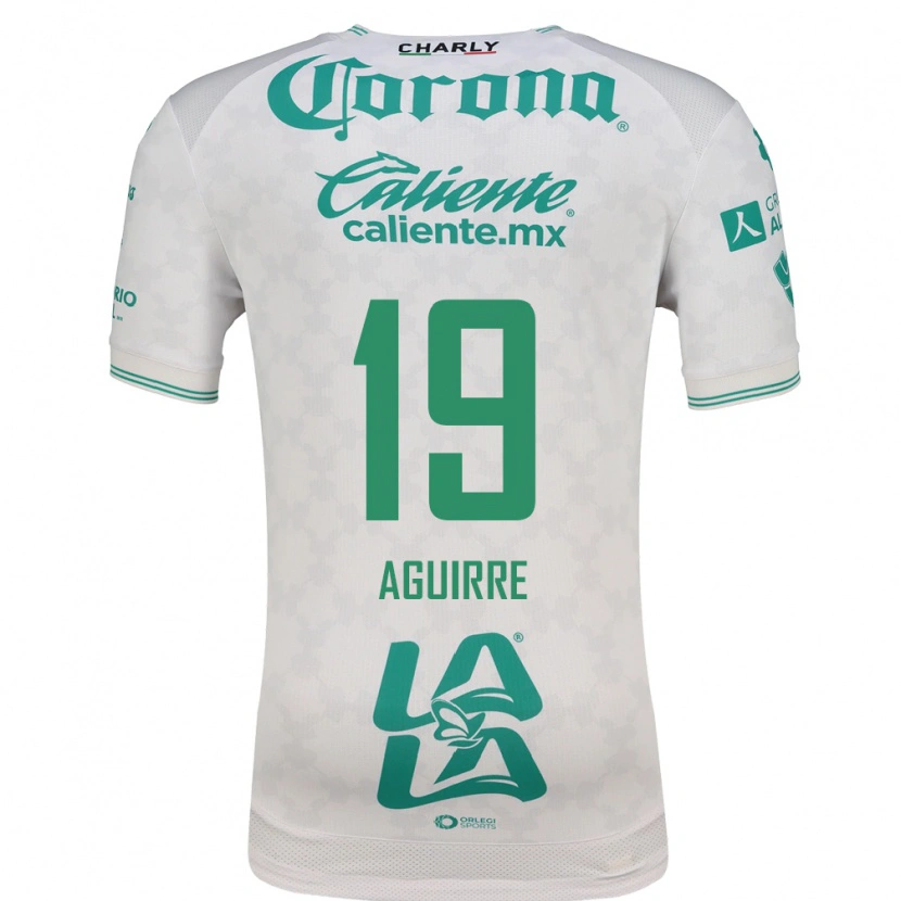 Danxen Criança Camisola Eduardo Aguirre #19 Verde Claro Branco Alternativa 2026/27 Camisa Brasil