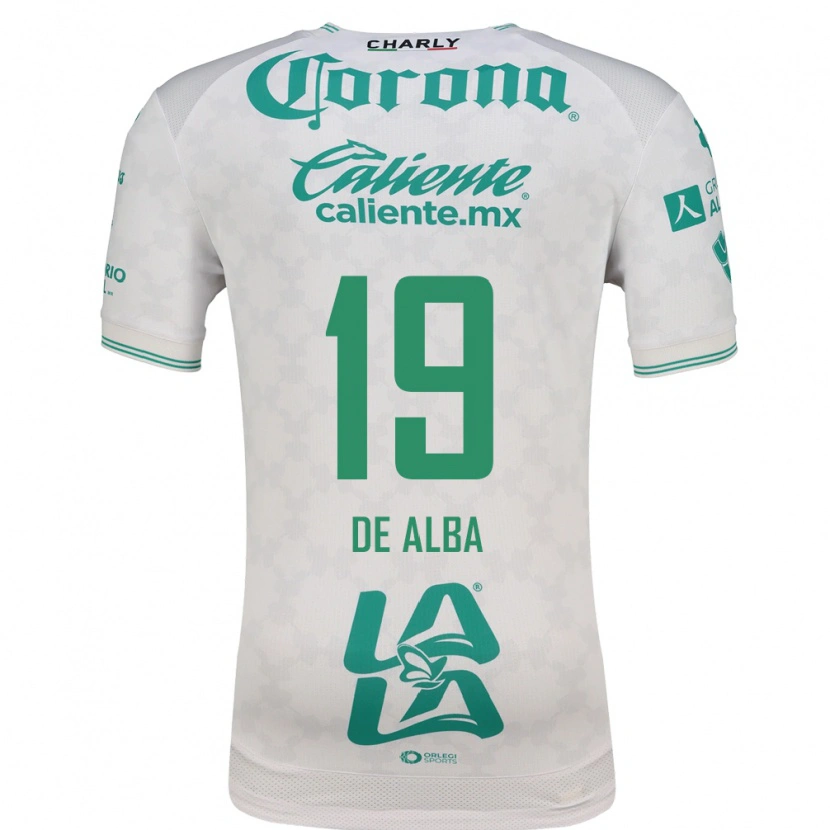 Danxen Criança Camisola Luisa De Alba #19 Verde Claro Branco Alternativa 2026/27 Camisa Brasil