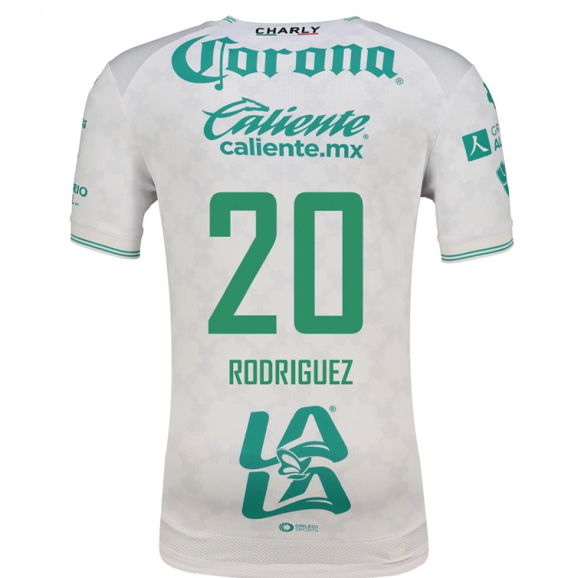 Danxen Criança Camisola Hugo Rodriguez #20 Verde Claro Branco Alternativa 2026/27 Camisa Brasil
