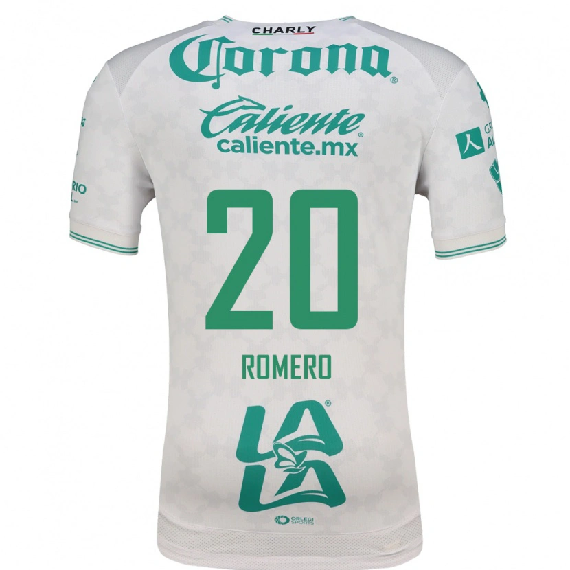 Danxen Criança Camisola Lia Romero #20 Verde Claro Branco Alternativa 2026/27 Camisa Brasil