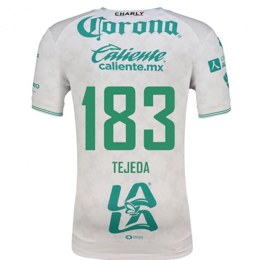 Danxen Criança Camisola Juan Tejeda #183 Verde Claro Branco Alternativa 2026/27 Camisa Brasil