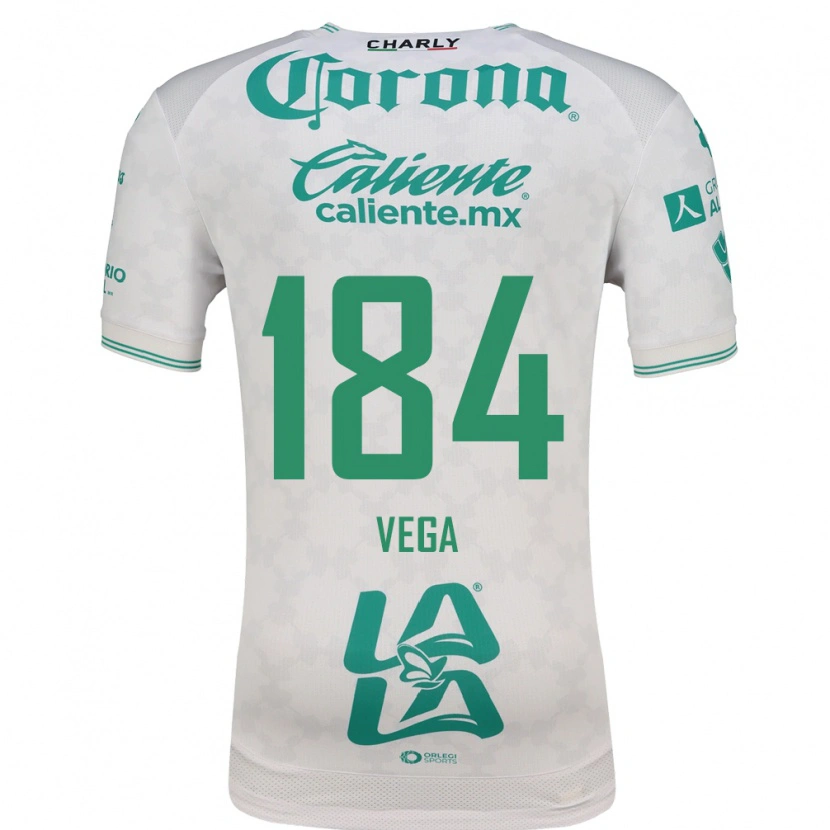 Danxen Criança Camisola Luis Vega #184 Verde Claro Branco Alternativa 2026/27 Camisa Brasil