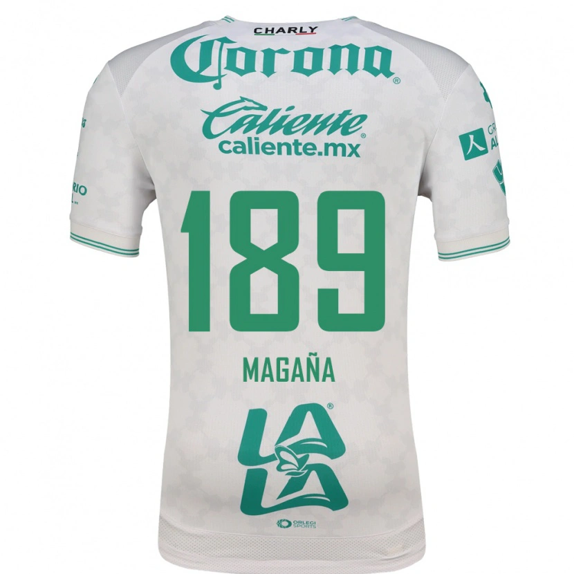 Danxen Criança Camisola Emilio Magaña #189 Verde Claro Branco Alternativa 2026/27 Camisa Brasil