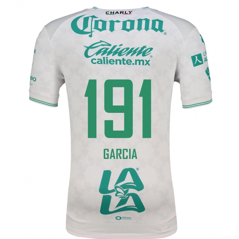 Danxen Criança Camisola Kevin García #191 Verde Claro Branco Alternativa 2026/27 Camisa Brasil