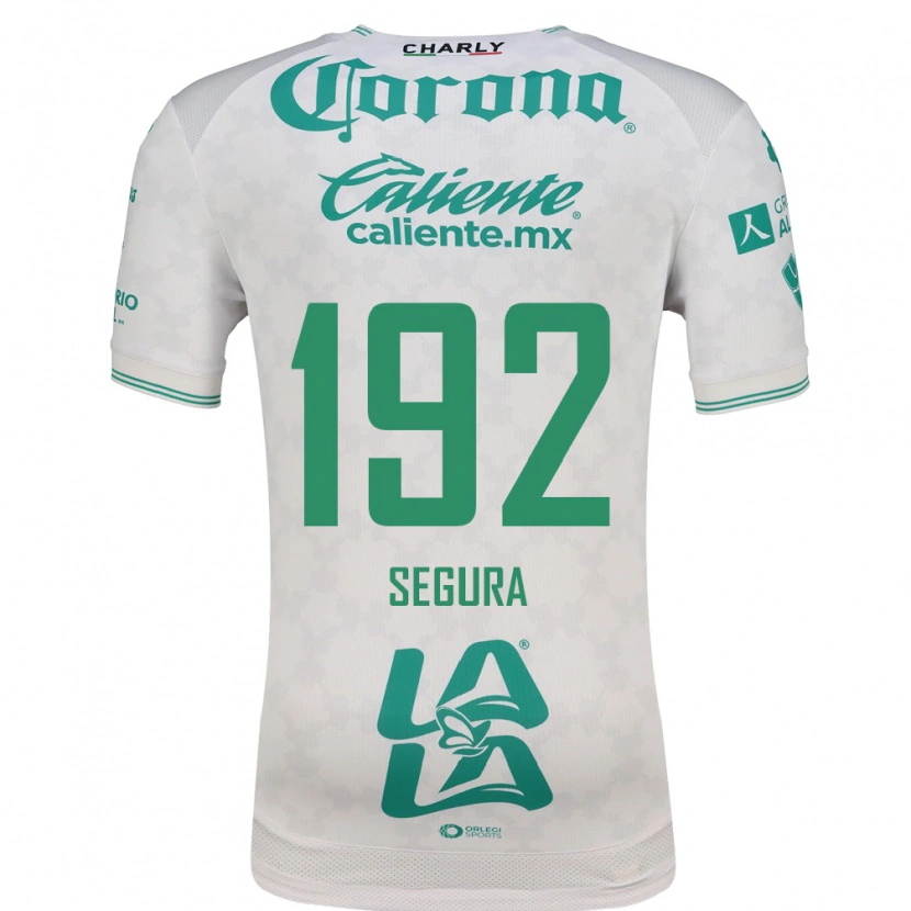 Danxen Criança Camisola Gustavo Segura #192 Verde Claro Branco Alternativa 2026/27 Camisa Brasil