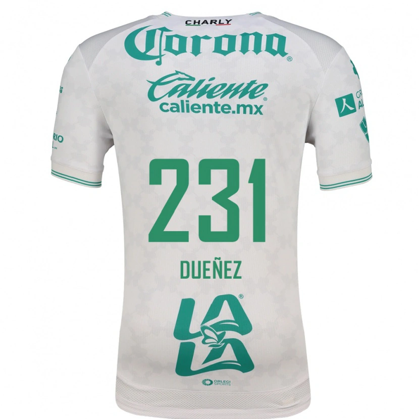 Danxen Criança Camisola José Dueñez #231 Verde Claro Branco Alternativa 2026/27 Camisa Brasil