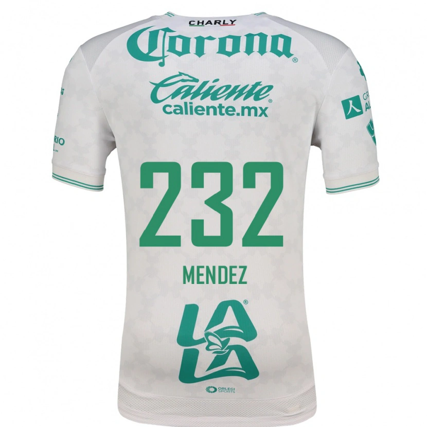 Danxen Criança Camisola José Méndez #232 Verde Claro Branco Alternativa 2026/27 Camisa Brasil