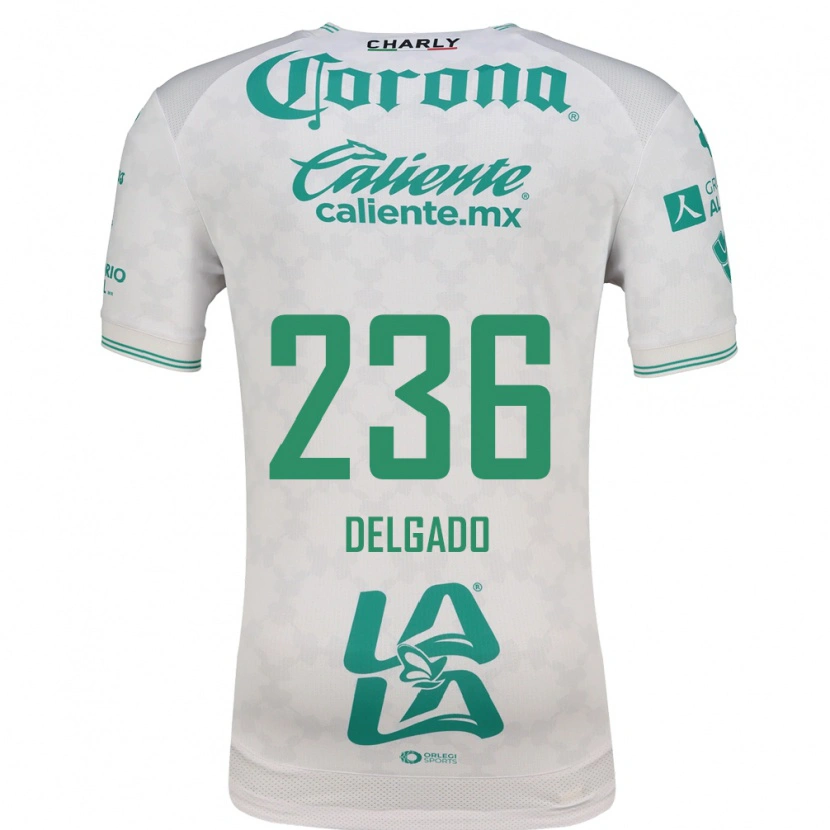 Danxen Criança Camisola Ansel Delgado #236 Verde Claro Branco Alternativa 2026/27 Camisa Brasil