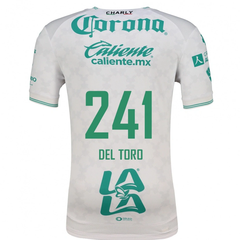 Danxen Criança Camisola Pavel Del Toro #241 Verde Claro Branco Alternativa 2026/27 Camisa Brasil