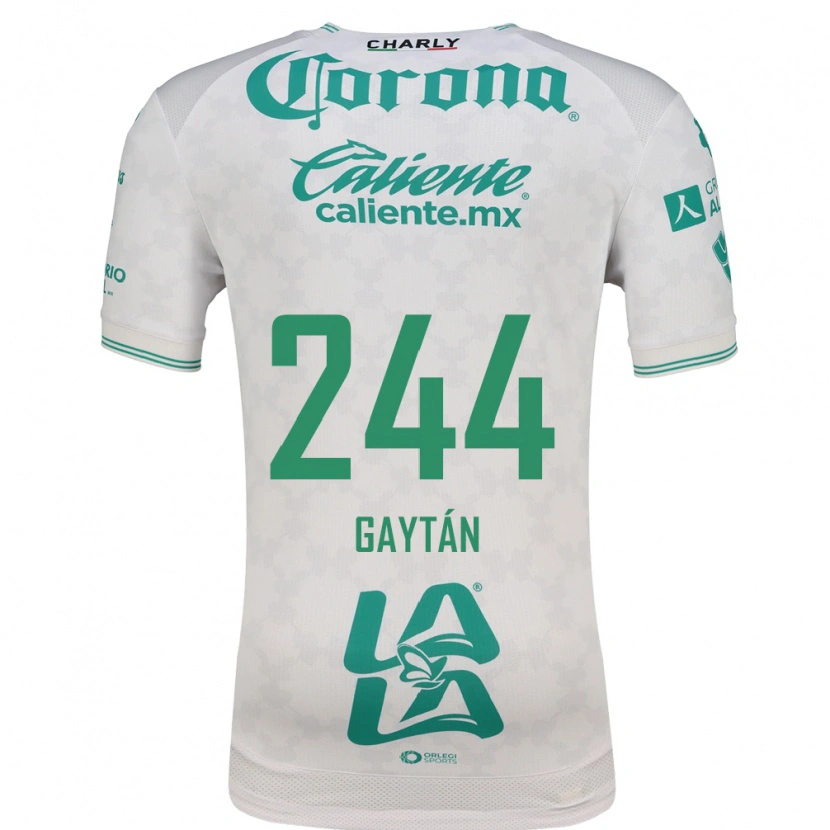 Danxen Criança Camisola Axel Gaytán #244 Verde Claro Branco Alternativa 2026/27 Camisa Brasil