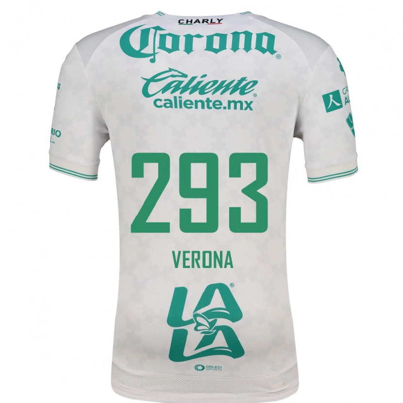 Danxen Criança Camisola Jesús Verona #293 Verde Claro Branco Alternativa 2026/27 Camisa Brasil