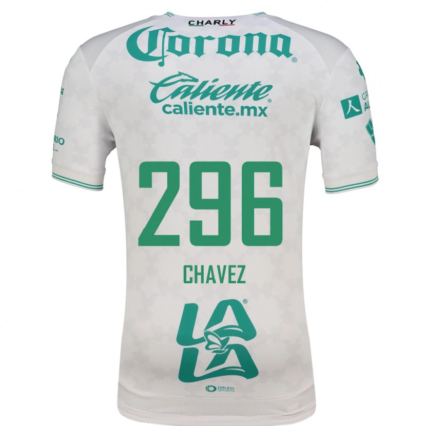 Danxen Criança Camisola Justin Chávez #296 Verde Claro Branco Alternativa 2026/27 Camisa Brasil