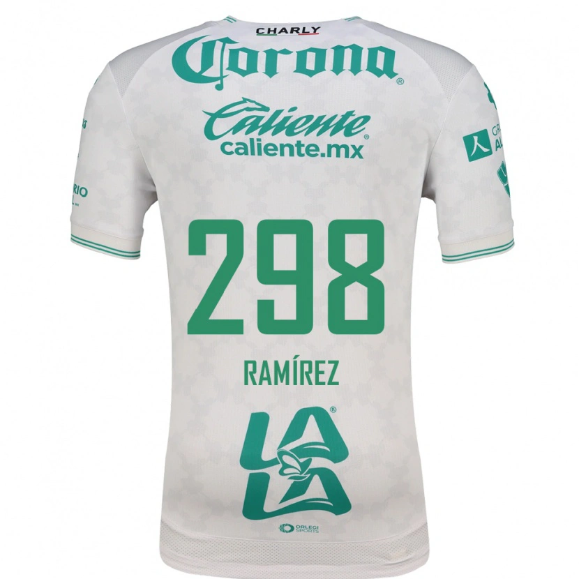 Danxen Criança Camisola Ángel Ramírez #298 Verde Claro Branco Alternativa 2026/27 Camisa Brasil