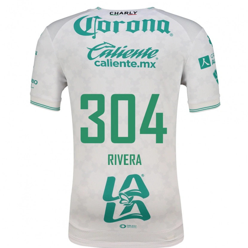 Danxen Criança Camisola Jorge Rivera #304 Verde Claro Branco Alternativa 2026/27 Camisa Brasil
