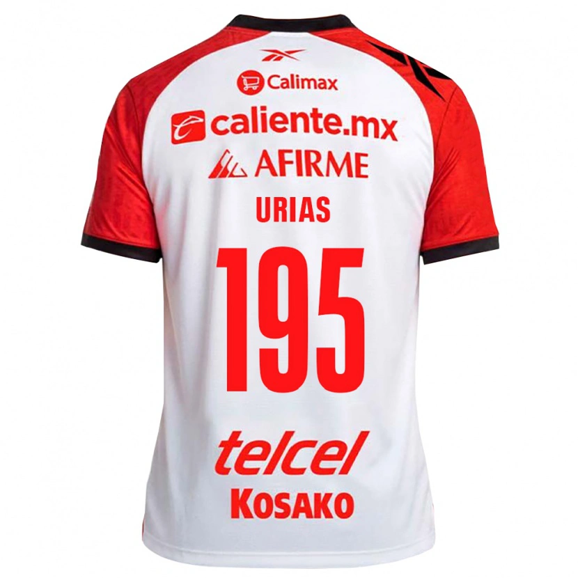 Danxen Criança Camisola Héctor Urías #195 Vermelho Branco Preto Alternativa 2026/27 Camisa Brasil