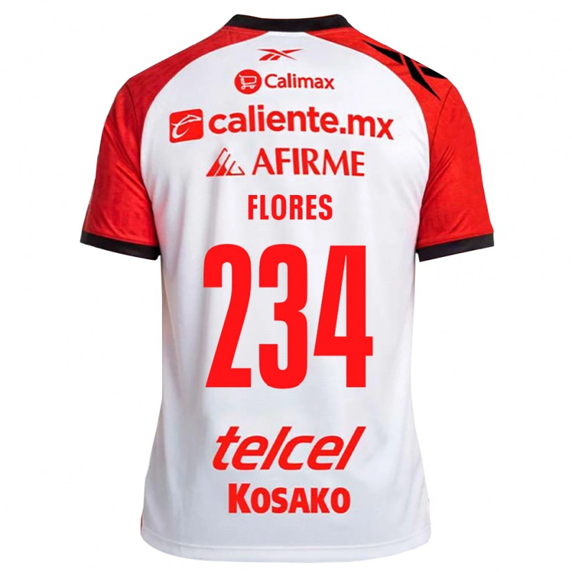Danxen Criança Camisola Arath Flores #234 Vermelho Branco Preto Alternativa 2026/27 Camisa Brasil