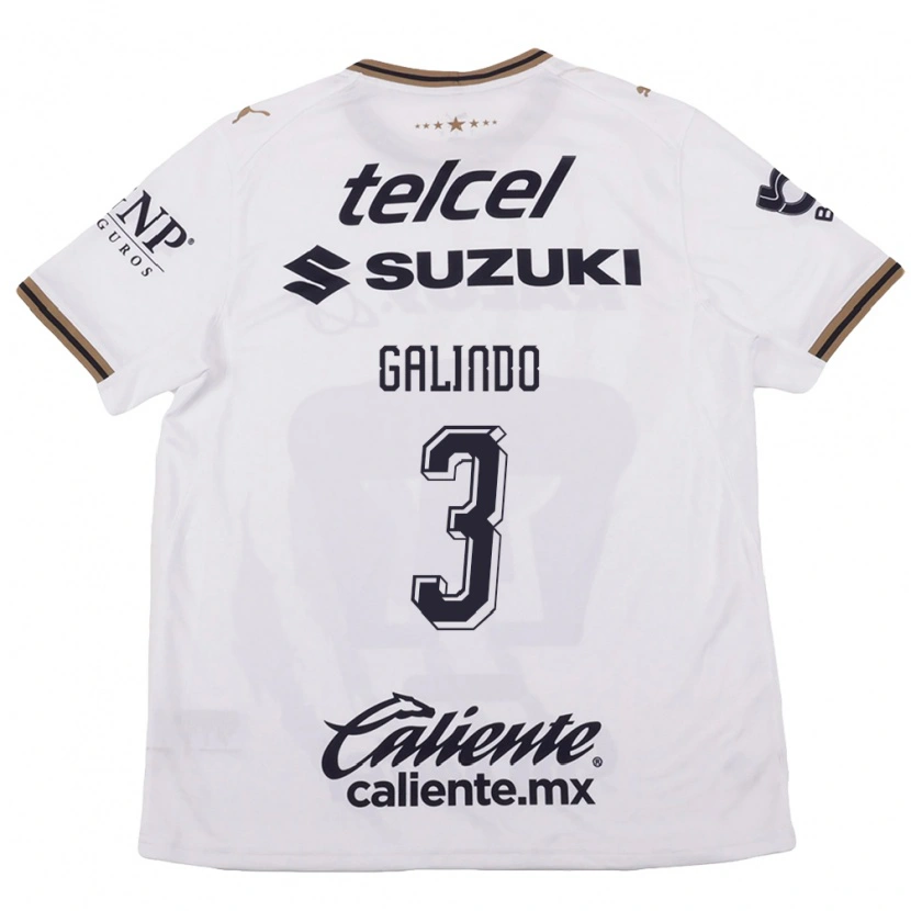 Danxen Criança Camisola Ricardo Galindo #3 Branco Preto Marrom Alternativa 2026/27 Camisa Brasil