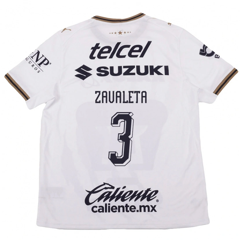 Danxen Criança Camisola Rebeca Zavaleta #3 Branco Preto Marrom Alternativa 2026/27 Camisa Brasil