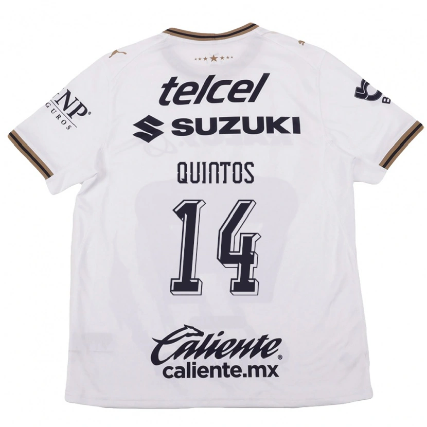Danxen Criança Camisola Bibiana Quintos #14 Branco Preto Marrom Alternativa 2026/27 Camisa Brasil