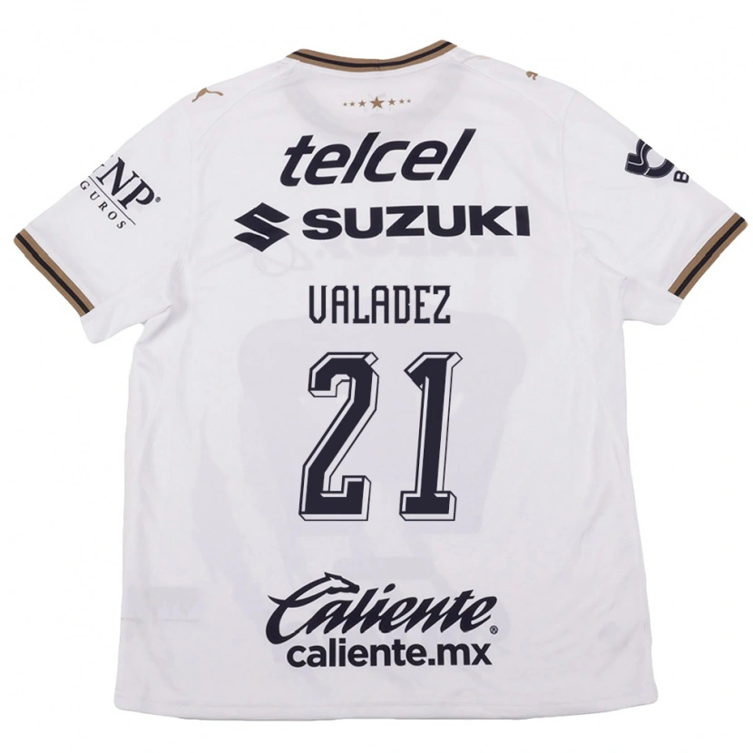 Danxen Criança Camisola Natalia Macias Valadez #21 Branco Preto Marrom Alternativa 2026/27 Camisa Brasil