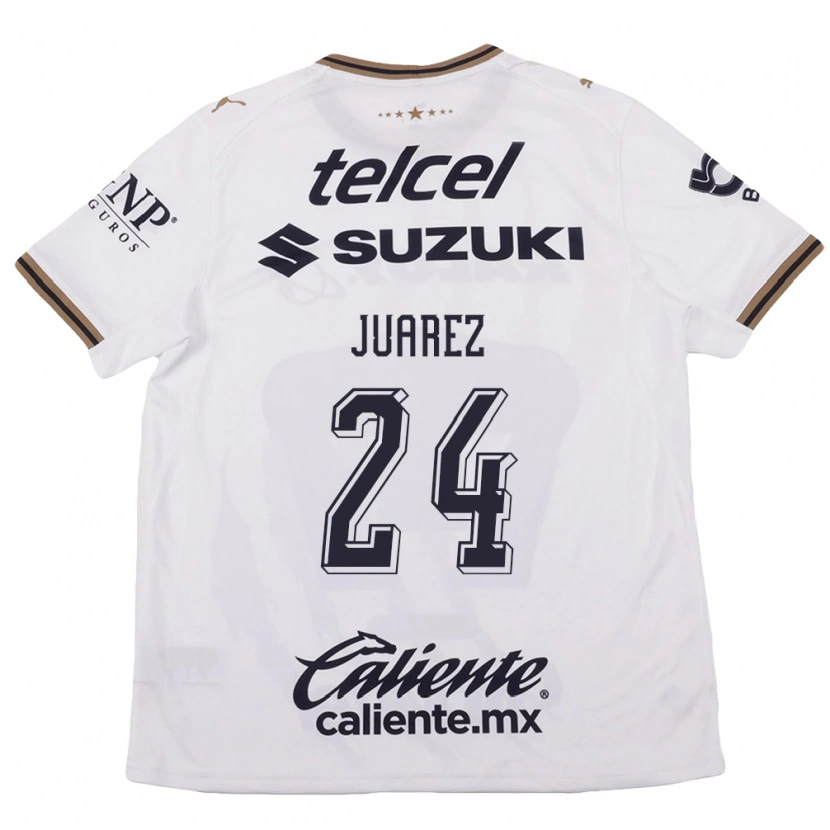 Danxen Criança Camisola Gabriela Juarez #24 Branco Preto Marrom Alternativa 2026/27 Camisa Brasil