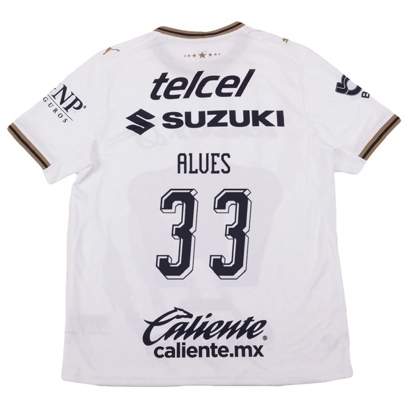 Danxen Criança Camisola Dani Alves #33 Branco Preto Marrom Alternativa 2026/27 Camisa Brasil