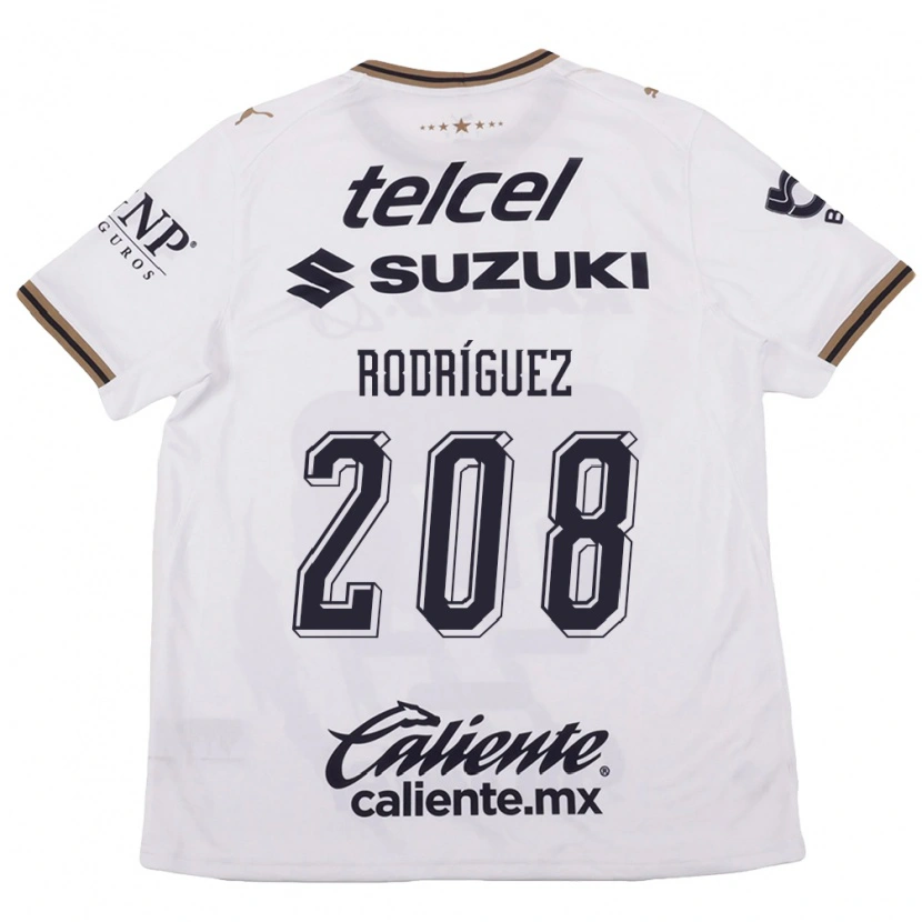 Danxen Criança Camisola Gael Rodríguez #208 Branco Preto Marrom Alternativa 2026/27 Camisa Brasil