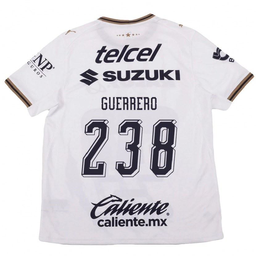 Danxen Criança Camisola André Guerrero #238 Branco Preto Marrom Alternativa 2026/27 Camisa Brasil