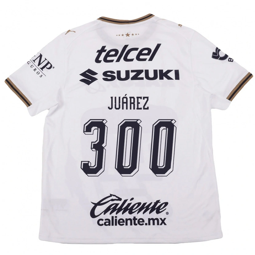 Danxen Criança Camisola Jonathan Juárez #300 Branco Preto Marrom Alternativa 2026/27 Camisa Brasil